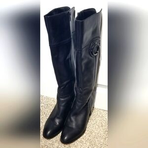 Franco Sarto Ladies Leather Beckford Boots Size 8.5